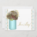 Search for country baby boy shower invitations Jar