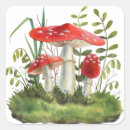 Search for red mushroom stickers Fall