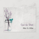 Search for mason jar save the date postcards Purple