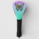 Search for butterflies golf head covers Blue