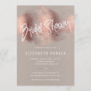 Search for rose gold glitter bridal shower invitations Blush pink