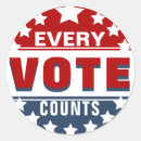 Search for every vote counts stickers Campaign