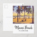 Search for florida vacation postcards Miami beach