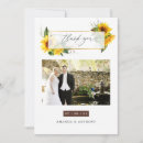 Search for fall sunflowers wedding thank you cards Barn