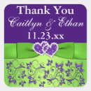 Search for purple green wedding stickers Flowers