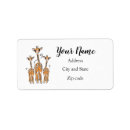 Search for cartoon animal return address labels Safari