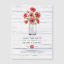 Search for mason jar save the dates Barn