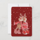 Search for cute christmas invitations Reindeer