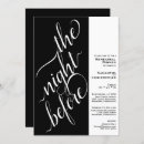 Search for minimal rehearsal dinner invitations Typography