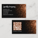 Search for bronze and black business cards Qr code
