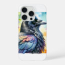 Search for crow iphone cases Black