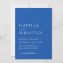 Search for royal blue wedding invitations Simple
