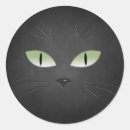 Search for spooky black cat stickers Scary