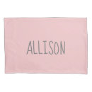 Search for blush pink pillowcases Minimalist