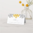 Search for snowflake place cards Winter wonderland