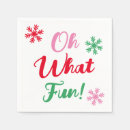 Search for christmas cocktail napkins Oh what fun