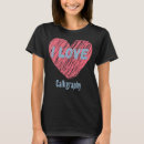 Search for i love calligraphy tshirts Heart