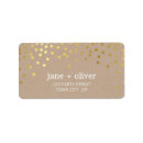 Search for polka dot wedding return address labels Trendy