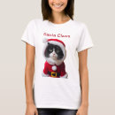 Search for santa claws tshirts Cat