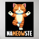 Search for cat zen posters Yoga pose