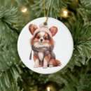 Search for papillon christmas tree decorations Pet