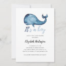 Search for blue whale invitations Boy
