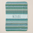 Search for tribal geometric blankets Blue
