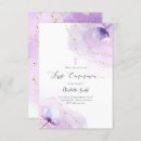 Search for purple first communion invitations Catholic