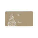 Search for dazzle return address labels Christmas tree