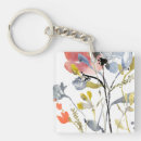 Search for watercolor flowers key rings Florals
