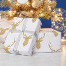 Search for gold deer wrapping paper Buck