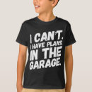 Search for mechanic kids tshirts Garage