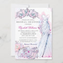 Search for gown bridal shower invitations Pink