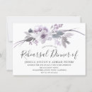 Search for watercolor floral rehearsal dinner invitations Winter