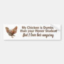 Search for chicken bumper stickers Funny