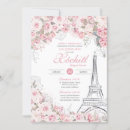 Search for pink paris quinceanera invitations Floral