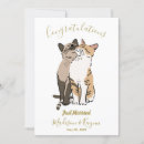 Search for cat bride and groom invitations Congratulations