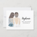 Search for bridesmaid dress cards invites Maid of honour