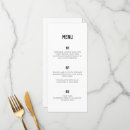 Search for food menus Typography