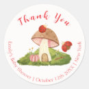 Search for mushroom thank you stickers Rustic