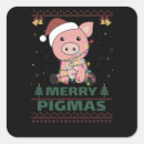 Search for funny puns stickers Pig