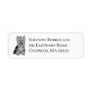 Search for yorkie puppy return address labels Dog