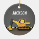 Search for construction vehicle christmas tree decorations Transportation
