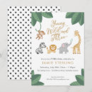 Search for young wild and three birthday invitations Boys 3rd birthday