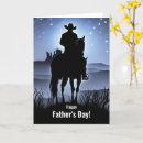 Search for cowboy fathers day cards Country