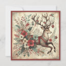 Search for vintage reindeer christmas cards Winter