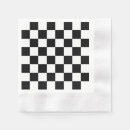 Search for game of chess napkins White