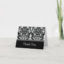 Search for grey damask thank you cards White