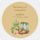 Search for southwest wedding stickers Desert