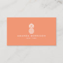 Search for pineapple business cards Elegant
